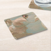 Ein Sommermorgen von Rupert Bunny (1897) Rechteckiger Pappuntersetzer (angewinkelt)