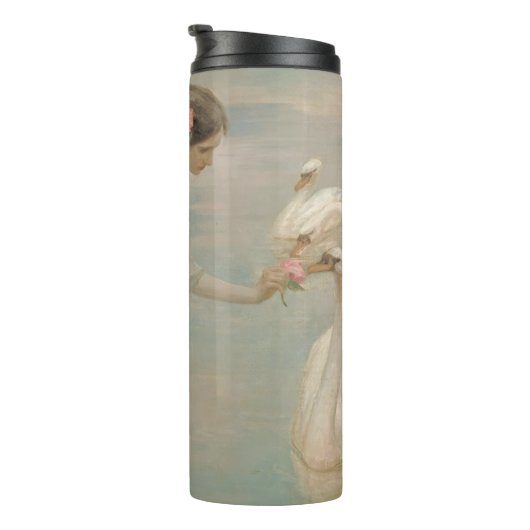 Ein Sommermorgen von Rupert Bunny (1897) Thermosbecher (Nach rechts gedreht)