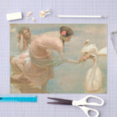 Ein Sommermorgen von Rupert Bunny Seidenpapier (Handwerk)