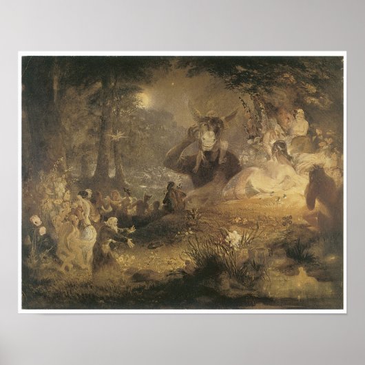 Ein Sommernachtstraum, 1834 Poster (Vorne)