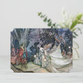 Ein Sommernachtstraum - Einladung zur Hochzeit (Stehend Vorderseite)