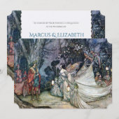 Ein Sommernachtstraum - Einladung zur Hochzeit (Vorne/Hinten)