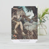 Ein Sommernachtstraum - Einladung zur Hochzeit (Stehend Vorderseite)