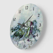 Ein Sommernachtstraum-Feen Große Wanduhr (Winkel)