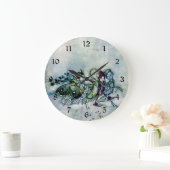 Ein Sommernachtstraum-Feen Große Wanduhr (Zuhause)