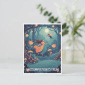 Ein Sommernachtstraum in Shakespeare Postkarte (Stehend Vorderseite)