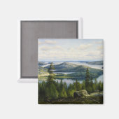 Ein Sommertag am Paijannsee, Waenerberg Magnet (Vorderseite/Rückseite)