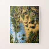 Ein Sommertag in Cattail Cove Puzzle (Vertikal)