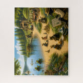 Ein Sommertag in Cattail Cove Puzzle (Vertikal)