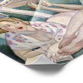 Ein Sommertag (schöne Frauen in der Sonne) Poster (Ecke)