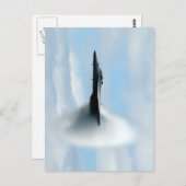 Ein Sonic Boom Postkarte (Vorne/Hinten)