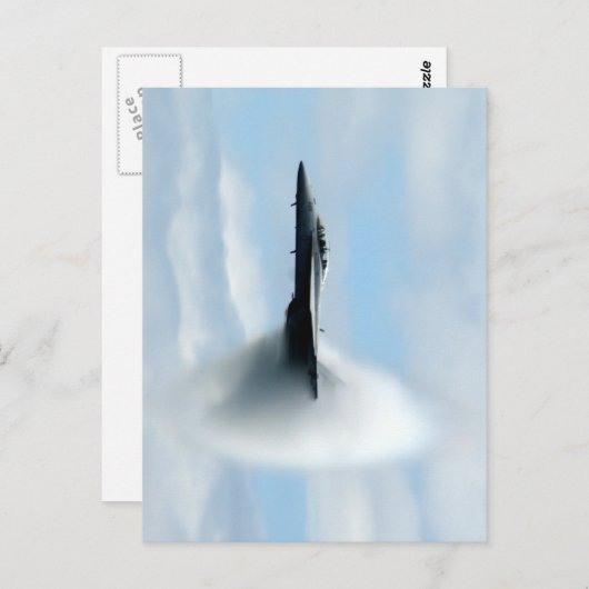 Ein Sonic Boom Postkarte (Vorne/Hinten)