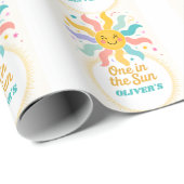 Ein Sonnen-Geburtstags-Geschenkpapier Geschenkpapier (Rolleneckpunkt)