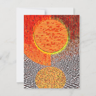 Ein Sonnenaufgang Postkarte