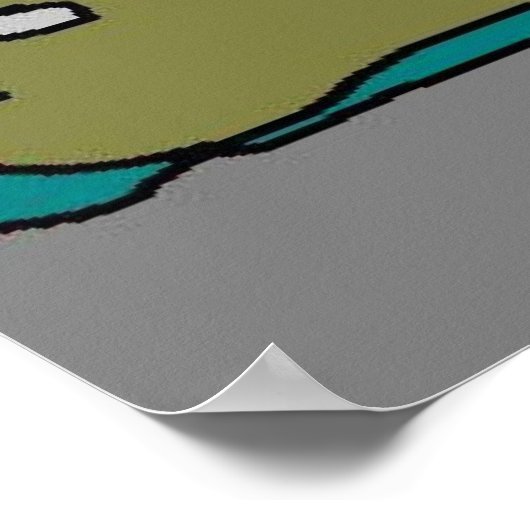 Ein Sonnenbrand Poster (Ecke)