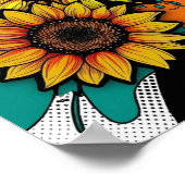 Ein Sonnenbrand Poster (Ecke)