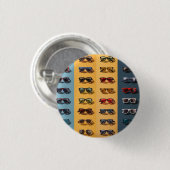 Ein Sonnenbrillen-Musterdesign, Button (Vorne & Hinten)