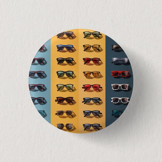 Ein Sonnenbrillen-Musterdesign, Button (Vorderseite)
