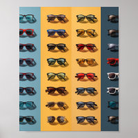 Ein Sonnenbrillen-Musterdesign, 
