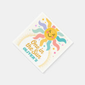 Ein Sonnenfest-Partybedarf Serviette (Ecke)