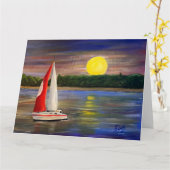 Ein Sonnensegel von Gary Poling Karte (Gelbe Blume)