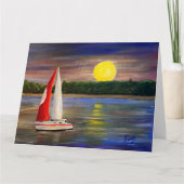 Ein Sonnensegel von Gary Poling Karte (Vorderseite)