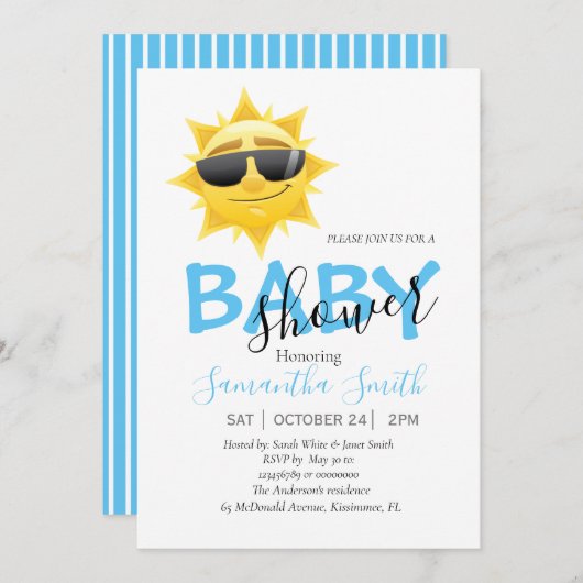 Ein Sonnenstrahl Ankündigung (Vorne/Hinten)