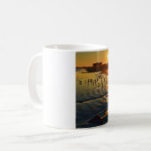 Ein Sonnenuntergang im Hafen Aransas, Texas Kaffeetasse (Vorderseite Links)