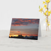 Ein Sonnenuntergang notecard des Lager-17 Karte (Gelbe Blume)