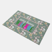 Ein sonniger Empfang Fußmatte (Schrägansicht)