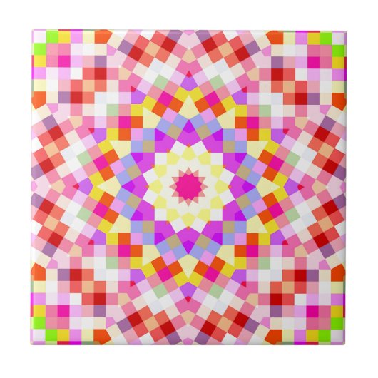 Ein sonniger Sonnentag Fliese (Vorderseite)