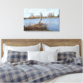 Ein sonniger Tag am Fluss Leinwanddruck (Insitu (Schlafzimmer))