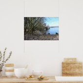 Ein sonniger Tag am Fluss Poster (Küche)