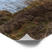 Ein sonniger Tag am Fluss Poster (Ecke)