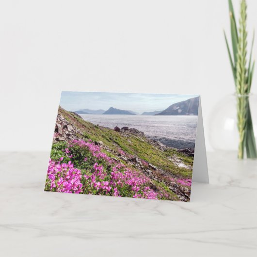 Ein sonniger Tag im Britisch-Columbia, Kanada Karte (Vorderseite)