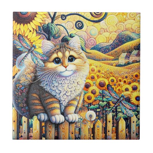 Ein sonniger Tag Keramik Tile Fliese (Vorderseite)