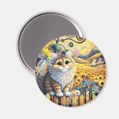 Ein sonniger Tag Magnet (Vorderseite/Rückseite)