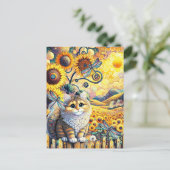 Ein sonniger Tag Postkarte (Stehend Vorderseite)