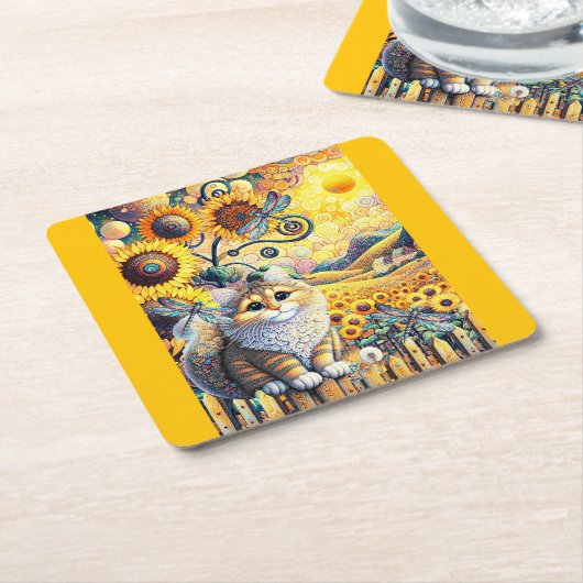 Ein sonniger Tag Rechteckiger Pappuntersetzer (angewinkelt)