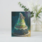 Ein sonniger Wetterkuchen Postkarte (Stehend Vorderseite)