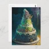 Ein sonniger Wetterkuchen Postkarte (Vorne/Hinten)