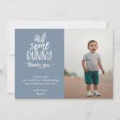 Ein sonniges Foto Dankeskarte (Vorderseite)