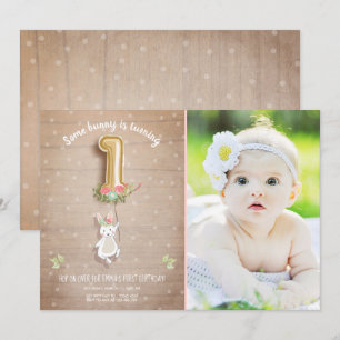 Ein sonniges Geburtstags-Einladung Mädchen zuerst  Einladung