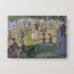Ein Sonntag auf La Grande Jatte, Georges Seurat 18 Button
