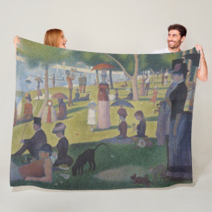 Ein Sonntag auf La Grande Jatte, Georges Seurat 18 Fleecedecke