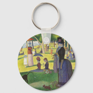 Ein Sonntag auf La Grande Jatte von Georges Seurat Schlüsselanhänger