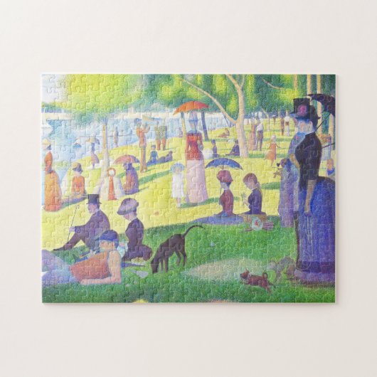 Ein Sonntag von Georges Seurat Puzzle (Horizontal)