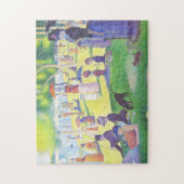 Ein Sonntag von Georges Seurat Puzzle (Vertikal)