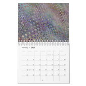Ein Sortiment digitaler Abstrakter Kunst Kalender (Jan 2026)