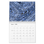 Ein Sortiment digitaler Abstrakter Kunst Kalender (Mär 2026)